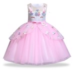 Unicorn kjole: Prinsesse Celestia kjole, lyserød
